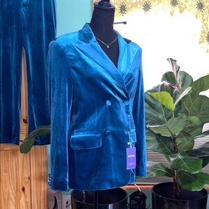 Blue Velvet Blazer
